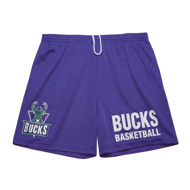 NBA Gameday Mesh 7" Shorts Vintage Logo Milwaukee Bucks