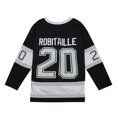 Blue Line Luc Robitaille Los Angeles Kings Home 1992 Jersey