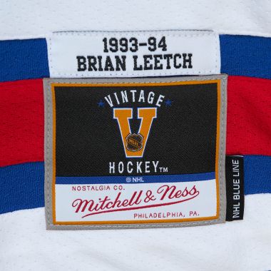 Blue Line Brian Leetch New York Rangers 1993 Jersey