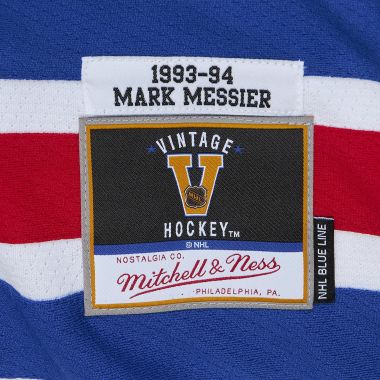 Blue Line Mark Messier New York Rangers 1993 Jersey