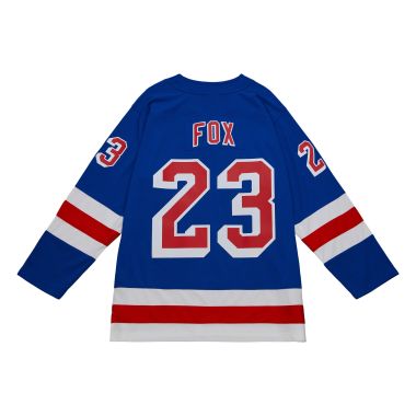 Blue Line Adam Fox New York Rangers 2021 Jersey