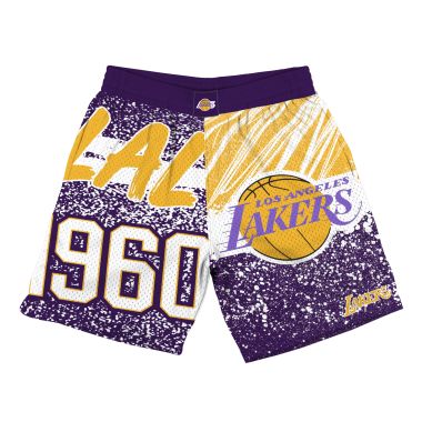 Mitchell & Ness Big Face 2.0 Shorts LA Lakers Multi - LTGD