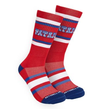 NFL Team Stripes Crew Socks New England Patriots