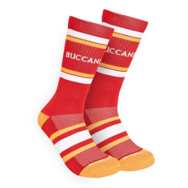 NFL Team Stripes Crew Socks Tampa Bay Buccaneers