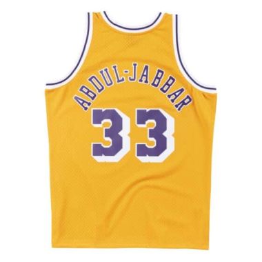 NBA Swingman Jersey Los Angeles Lakers Home Kareem Abdul-Jabbar 1984-85