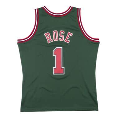 NBA Go-Green Swingman Jersey Chicago Bulls Derrick Rose 2008-09