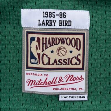 Swingman Jersey Boston Celtics Road 1985-86 Larry Bird