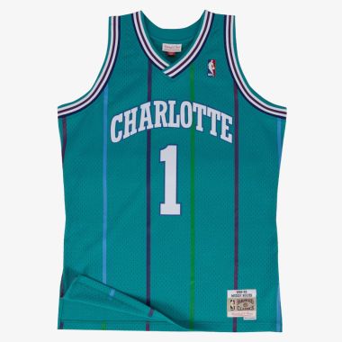 NBA Swingman Road Jersey Charlotte Hornets Muggsy Bogues 1992