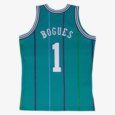 NBA Swingman Road Jersey Charlotte Hornets Muggsy Bogues 1992