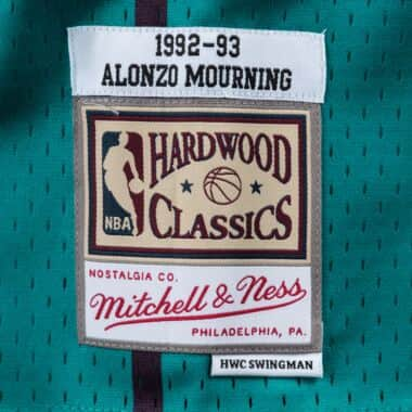 Swingman Jersey Charlotte Hornets Road 1992-93 Alonzo Mourning