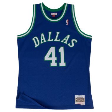 NBA Swingman Jersey Dallas Mavericks Road Dirk Nowitzki 1998-99