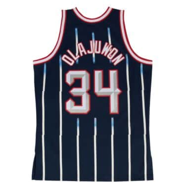 Swingman Jersey Houston Rockets Road 1996-97 Hakeem Olajuwon