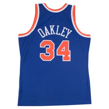 NBA Swingman Jersey New York Knicks Road Charles Oakley 1991-92