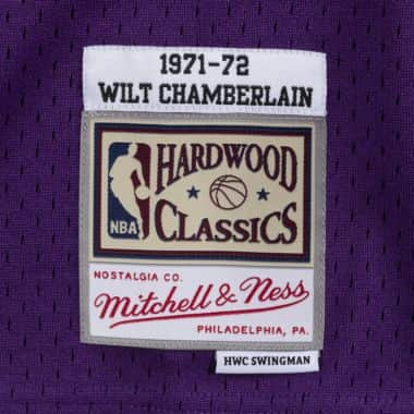 Swingman Jersey Los Angeles Lakers 1971-72 Wilt Chamberlain