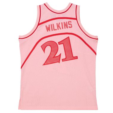 Mitchell & Ness Wilkins Cream Swingman Jersey - Hawks Shop