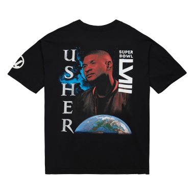 NFL Usher Super Bowl LVIII Worldwide T-Shirt