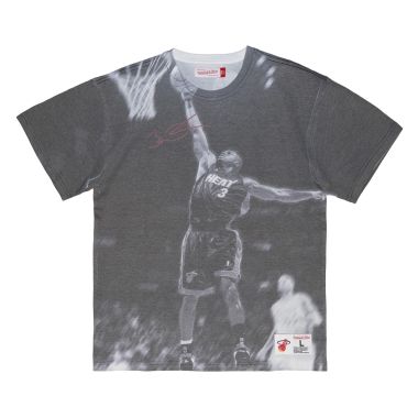 NBA Above The Rim Sublimated Ss Tee Heat Dwyane Wade