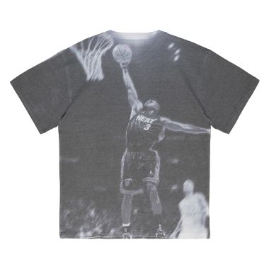 NBA Above The Rim Sublimated Ss Tee Heat Dwyane Wade