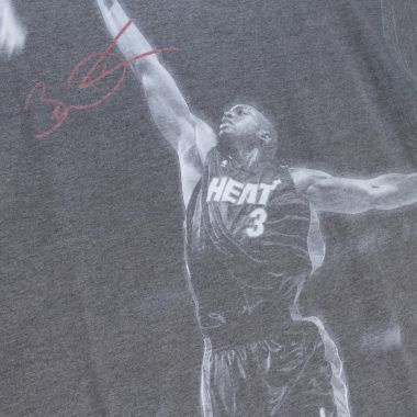 NBA Above The Rim Sublimated Ss Tee Heat Dwyane Wade