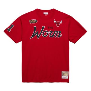 NBA Premium Nickname T-Shirt Chicago Bulls Dennis Rodman The Worm