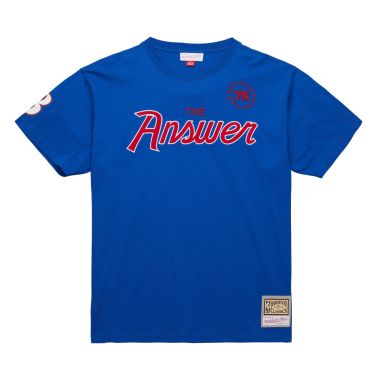 NBA Premium Nickname T-Shirt Philadelphia 76ers Allen Iverson The Answer