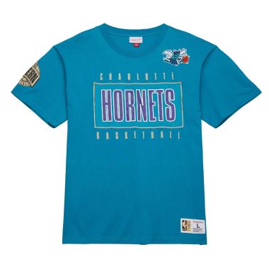NBA Team OG 2.0 Premium Short Sleeve T-Shirt Vintage Logo Charlotte Hornets