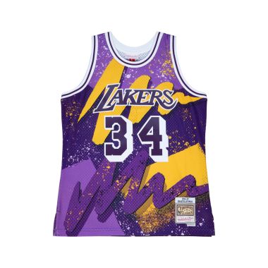  Mitchell & Ness Jersey abotonado de Los Angeles Lakers