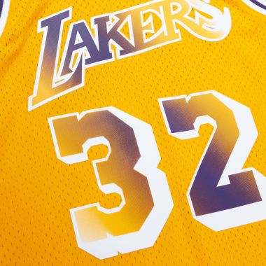 NBA Big Face 7.0 Swingman Jersey Lakers 1984 Magic Johnson