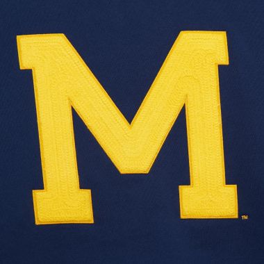 NCAA Chainstitch Fleece Hoodie University Of Michigan