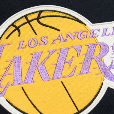 NBA Legendary Slub LS Hoodie Vintage Logo Lakers