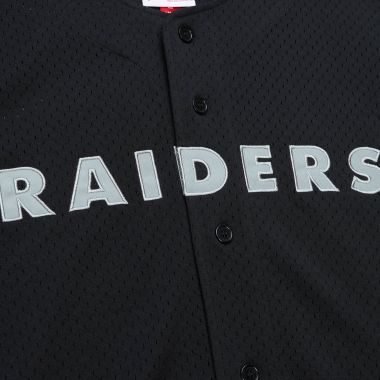 NFL On The Clock Mesh Button Front Raiders