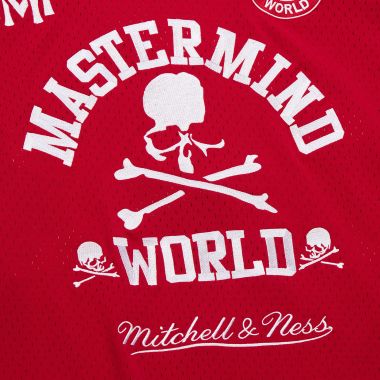 Mitchell & Ness X Mastermind Mesh T-Shirt Red