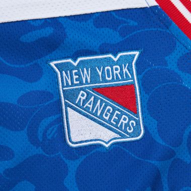 NHL BAPE X M&N Jersey New York Rangers