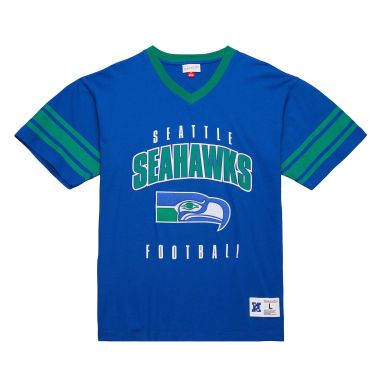 NFL Retro V-Neck T-Shirt Seattle Seahawks