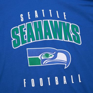 NFL Retro V-Neck T-Shirt Seattle Seahawks