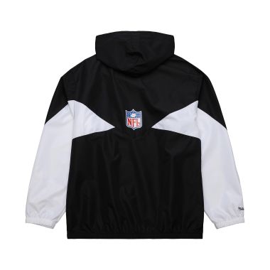 NFL Ultimate Lightweight Windbreaker Jacket Vintage Logo Oakland Raiders