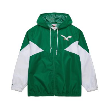 NFL Ultimate Lightweight Windbreaker Jacket Vintage Logo Philadelphia Eagles