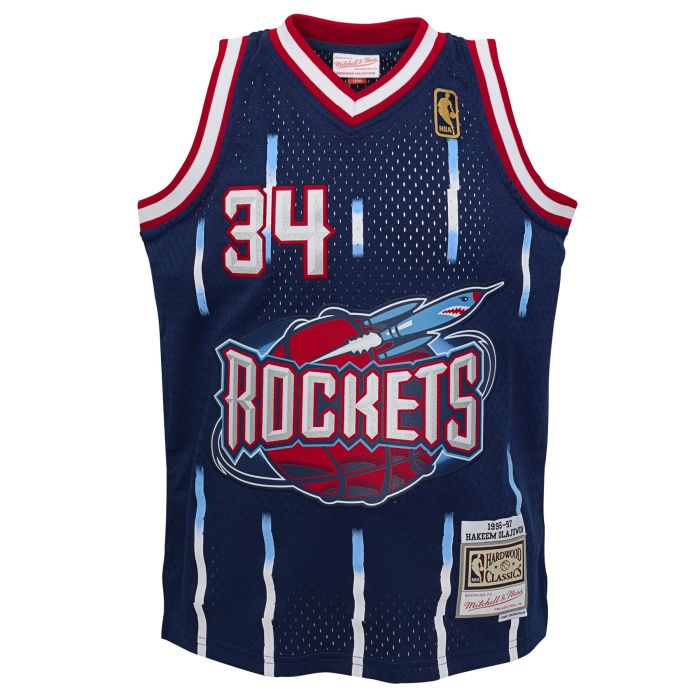 NBA Youth Swingman Jersey Road Houston Nuggets Hakeem Olajuwon