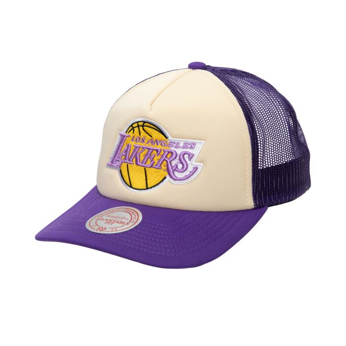 Cream Trucker HWC Snapback Los Angeles Lakers