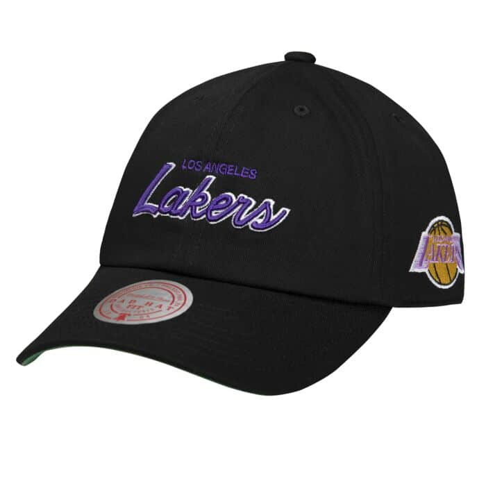 Foundation Script Dad Hat Strapback HWC Los Angeles Lakers