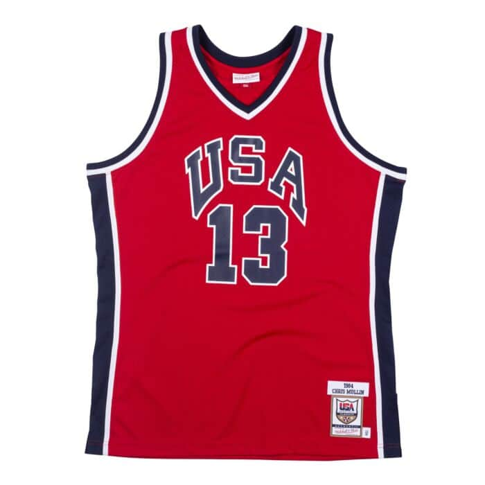 Authentic Jersey Team USA 1984 Chris Mullin