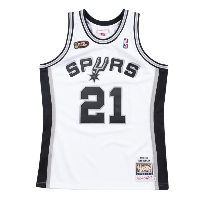 NBA Authentic Jersey San Antonio Spurs Home Finals Tim Duncan 1998 99