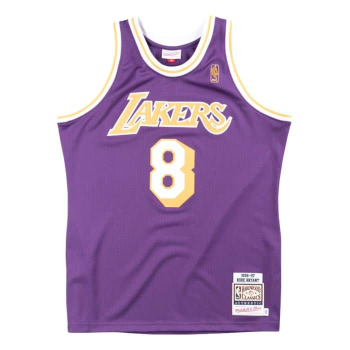 Authentic Jersey Los Angeles Lakers Road 1996-97 Kobe Bryant