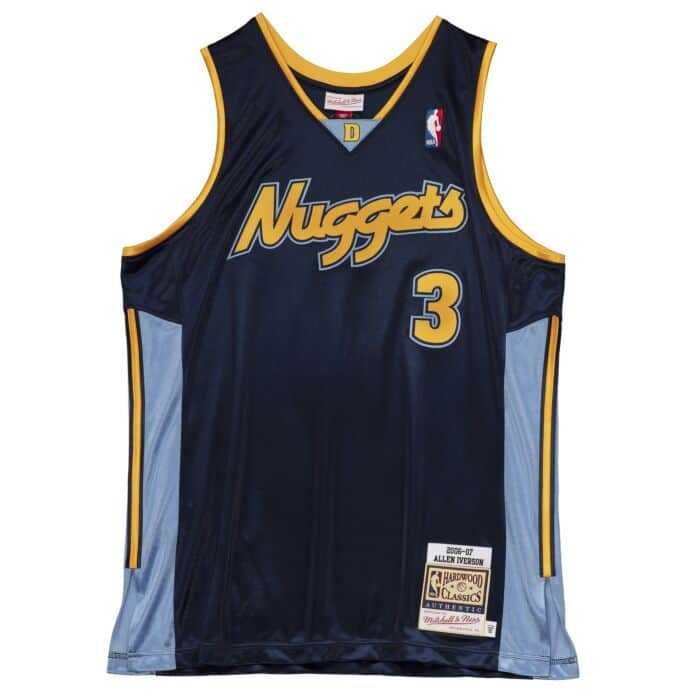 Authentic Allen Iverson Denver Nuggets 2006-07 Jersey