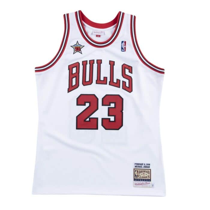 NBA Authentic Jersey Chicago Bulls Michael Jordan 1998-99 White