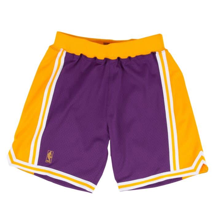 Authentic Shorts Los Angeles Lakers Road 1996-97