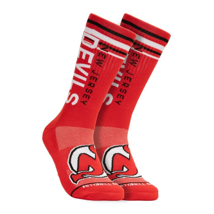 NHL Power Play Crew Socks New Jersey Devils