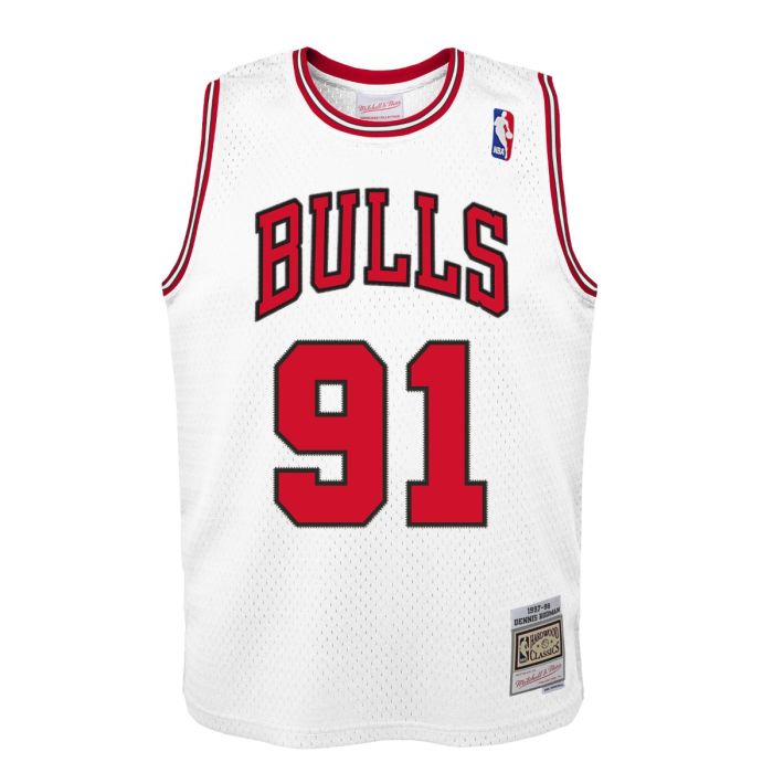 NBA Youth Swingman Jersey Home Chicago Bulls Dennis Rodman