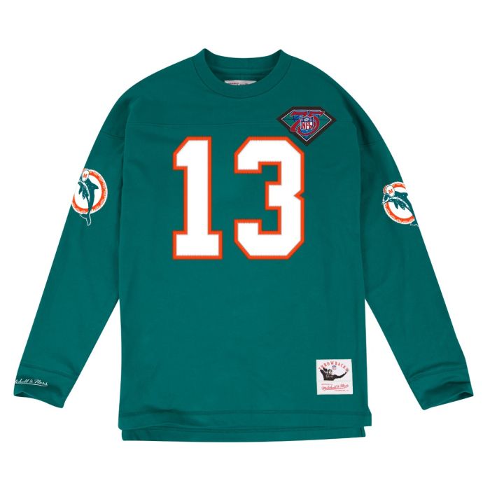 NFL Name & Number Long Sleeve T-shirt Miami Dolphins Dan Marino