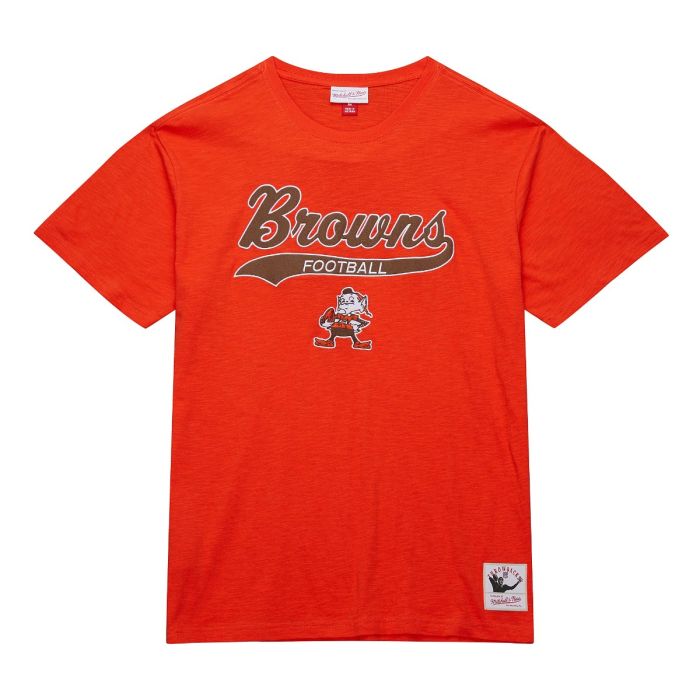 NFL Legendary Slub T-Shirt Vintage Logo Cleveland Browns